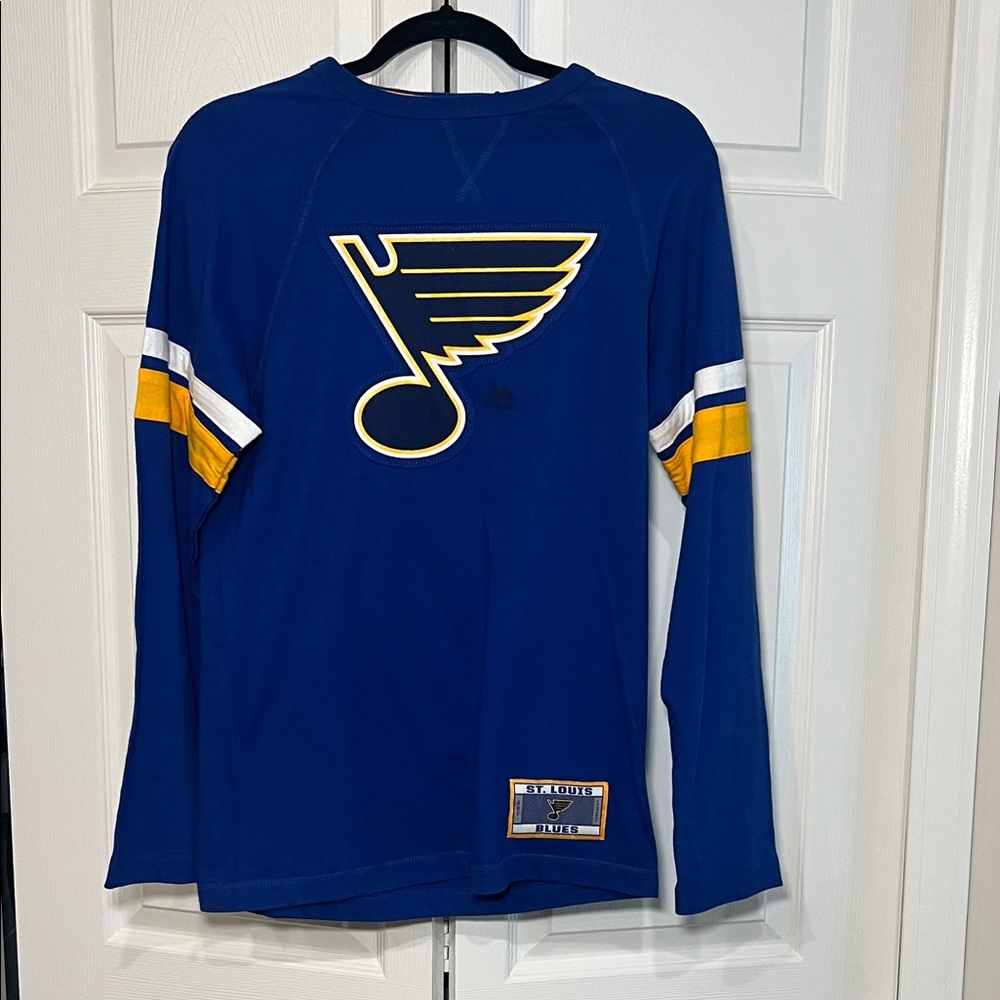 Blue Long Sleeve Hockey Jersey